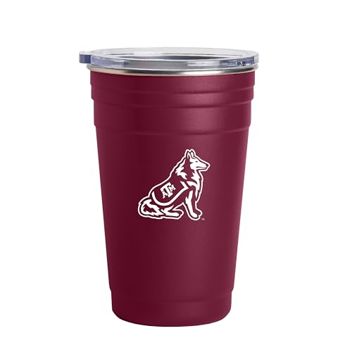 Image of Logo Brands NCAA 22 oz Stainless Steel Tailgate Cup -Double Wall Vacuum-Sealed Durable For Hot & Cold Drinks, Perfect for Gameday & Tailgating