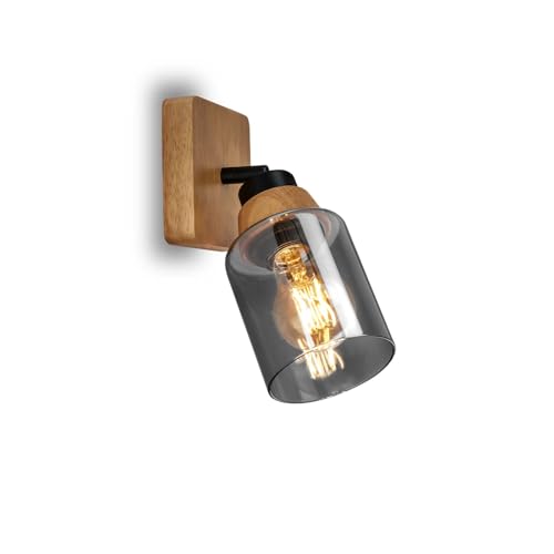 BRILONER - Lámpara de lectura, Lámpara de pared de interior, Lámpara, Lámpara de pared de interior, Giratoria, Lámpara de salón, Negro