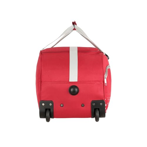 Image of Lavie Sport 62L Anti-Theft Axle Wheel Duffle Bag | Polyester Bag | Combi Lock with Attached Shoulder Strap| Duffle Bag for Men & Women