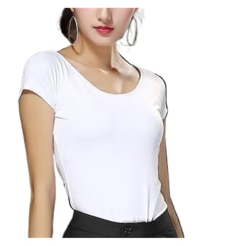 Vêtements performance de danse latine avec jupe anti-affaissement taille M
