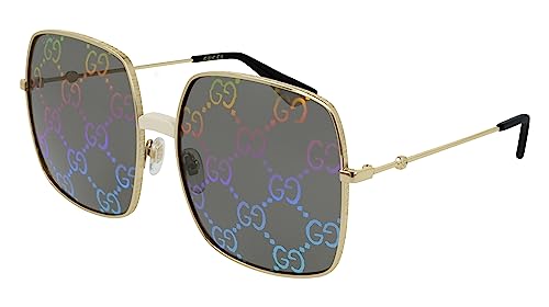 Gucci GG0414S 003 Endura Gold/Ivory GG0414S Square Sunglasses Lens Category 3, 60-17-140