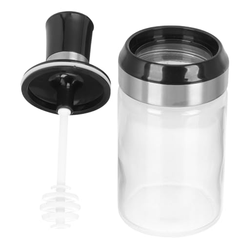 SHOWERORO Honey Storage Jar Spoon Honey Bottle Lids for Home Kitchen Seasoning Bottle