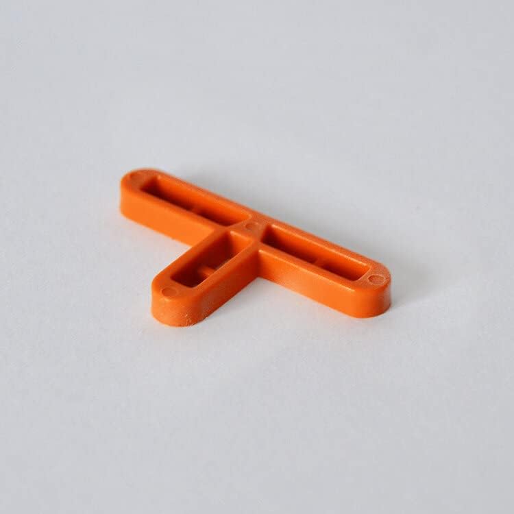200 pcs 10mm T Shape Tile and Brick Spacer. Plastic Hollow Structure for DIY Tiles, Bricks, Paving Slabs, Patio, Wall & Floor Removable Levelling Tool