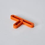 200 pcs 10mm T Shape Tile and Brick Spacer. Plastic Hollow Structure for DIY Tiles, Bricks, Paving Slabs, Patio, Wall & Floor Removable Levelling Tool