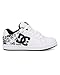 DC Boy's Sneaker Skate Shoe, White/Black, 2.5 Little Kid
