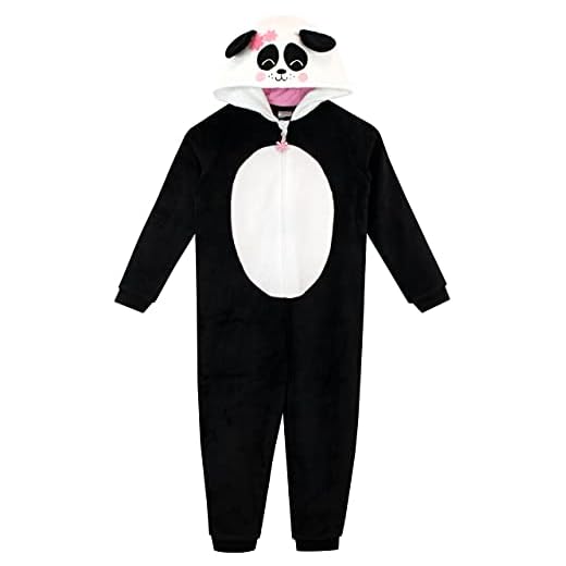 Harry Bear Mädchen Onesie Panda Schwarz