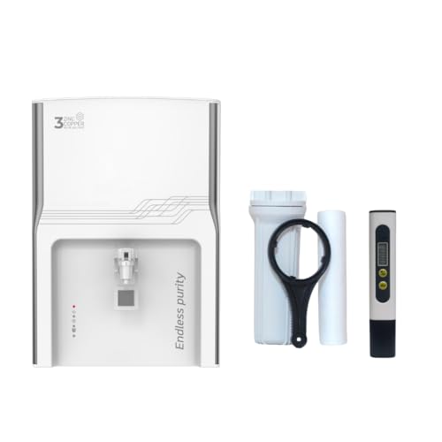 Image of Aqua Ultra RO UV Copper Water Purifier | RO+UV+copper+Alkaline | 7 Stage | 9L (TDS Meter (White))