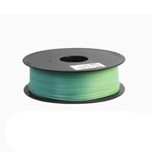 Consorti di stampa 3D PLA a 2 colori per la temperatura+1.75 mm filo sensibile termico materiale 3D Accuratezza della resistenza FDM 0.03 mm bobina da 1 kg turns giallo blu