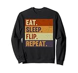 Photo Gallery eat sleep flip repeat - divertente ginnastica parkour flipping felpa Photo Gallery eat sleep flip repeat - divertente ginnastica parkour flipping felpa