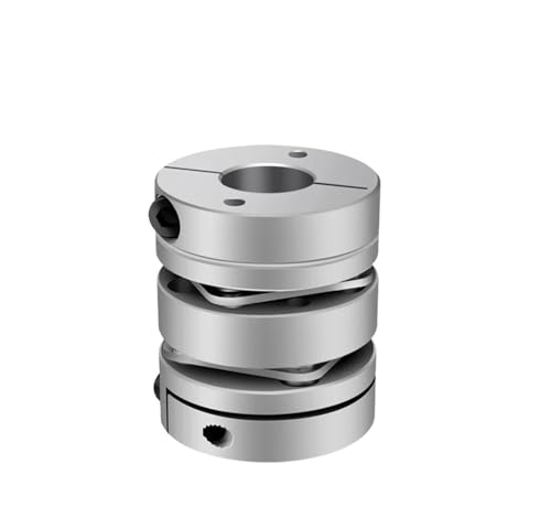 Rigid coupling,Stainless steel rigid coupling 1pcs D68L74 Aluminum Alloy Double Diaphragm Coupling Elastic Connector Ball Screw Step Servo Motor Encoder Computer(12X18)