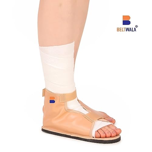 Image of Cast Shoe for Foot Plaster | Orthopedic Cast Boot with Adjustable Straps Ankle Support Protector Adjustable Shoe for Men & Women | Fits Left & Right Leg Easily (M)