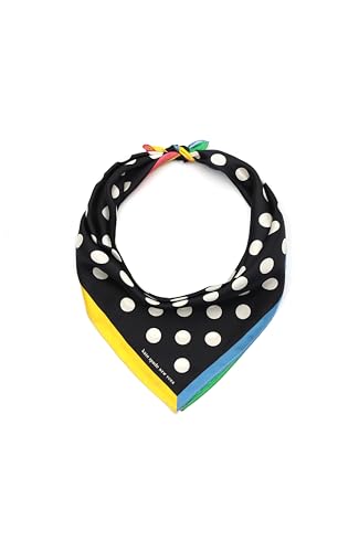 Kate Spade New York Women's Breezy Dot Silk Bandana, Stylish & Lightweight Accessory, Ideal for Everyday