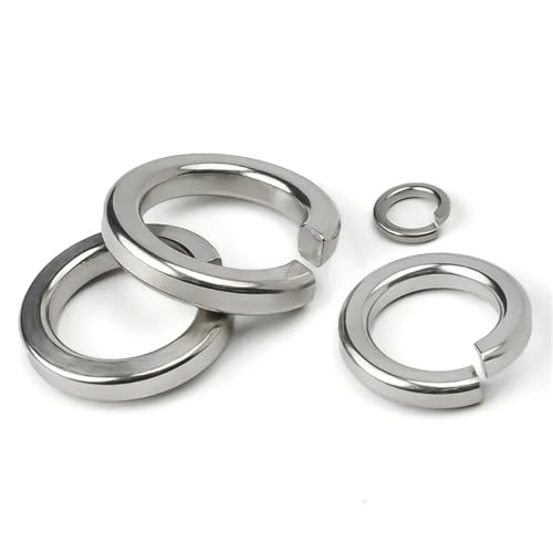 Lkq-������ M1.6 M2 M2.5 M4 M5 M6 M8 M10 M12- M33 304 Stainless Steel Spring Split Lock Washer Elastic Gasket �������肵�Ă��đϋv��������(M2.5 (3