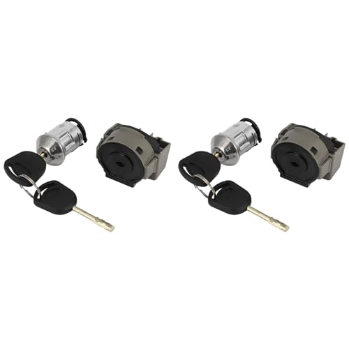 Cylindre de serrure d'allumage robuste en alliage avec 4 clés pour Transit Connect
