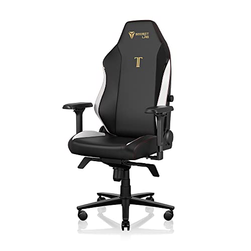 Secretlab Titan Evo Classic Gaming Chair – Reclining, Ergonomic & Heavy Duty Computer Chair with 4D Armrests, Magnetic Head Pillow & Lumbar Support – Big and Tall 395 lbs – Black – Leatherette