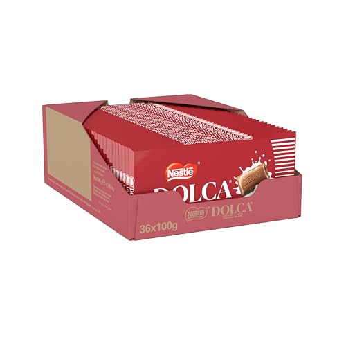 NESTLE DOLCA Chocolate con leche tableta 100g CAJA de 36 unidades