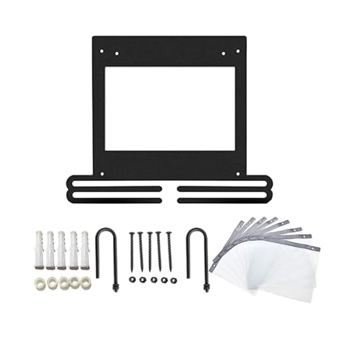 Ganchos de pared para medallas de running y soporte de metal con estante organizador