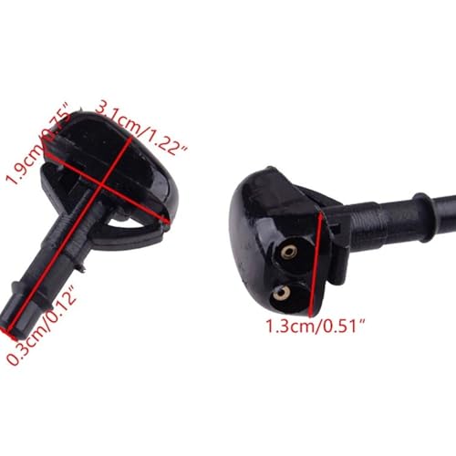Buse de lave-glace Mitsubishi Lancer EVO et Pajero 1995-2005