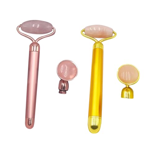 Outil raffermissant visage et rouleau de jade vibrant pour massage cutané