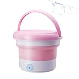 lavadora color rosa ★ [CONTROL TÁCTIL]: lavadora portátil, con modo de operación de una tecla, mantenga presionado el interruptor para evitar el control incorrecto. 15 minutos de limpieza rápida, deténgase al final, no tiene que preocuparse por el tiempo ocupado.
