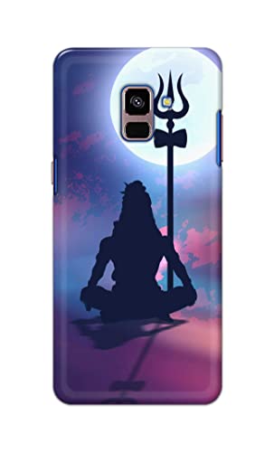 Image of Printed Hard Back Cover Case for Samsung Galaxy A8 Plus | A8+ Back Cover (Lord Shiva) -702