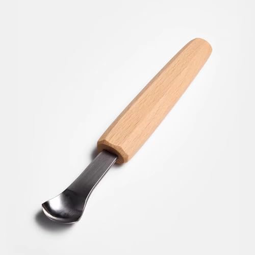 Wood Carving Gouge, High Carbon Steel Curved Blade Spoon Carving Tool