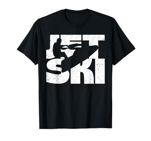 Retro Vintage Jet Ski Water Sports Watercraft Skiing Jetski T-Shirt