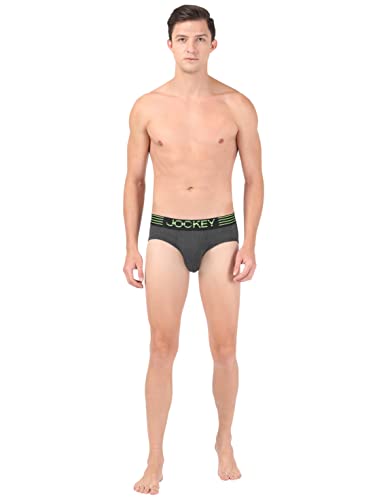 Jockey Men Microfiber Breathable Mesh Nylon Briefs Brief