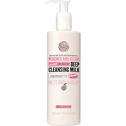 Soap and Glory Peaches and Clean 4-in-1 Wash-Off Deep Cleansing Milk 350ml Cover