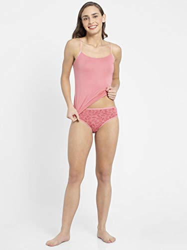 Image of Jockey 1807 Women's High Coverage Micro Modal Elastane Stretch Mid Waist Hipster with Ultrasoft Exposed Waistband
