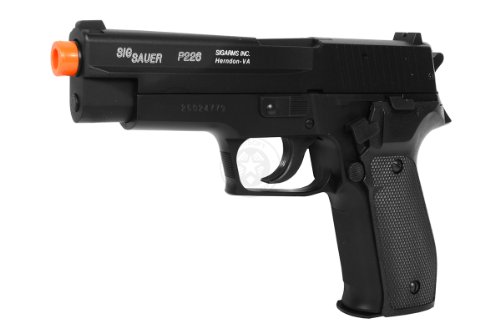 Sig Sauer P226 Metal Slide Airsoft Pistol, Black (28114)