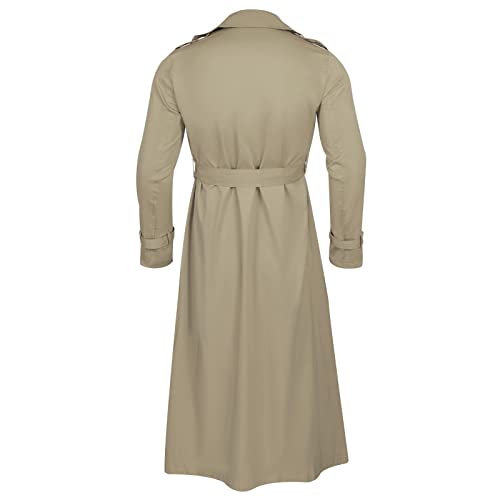 Men Trench Coat Winter Long Jacket Double Breasted Overcoat Men's Classic Wool Trench Overcoat Long Coat Jackets