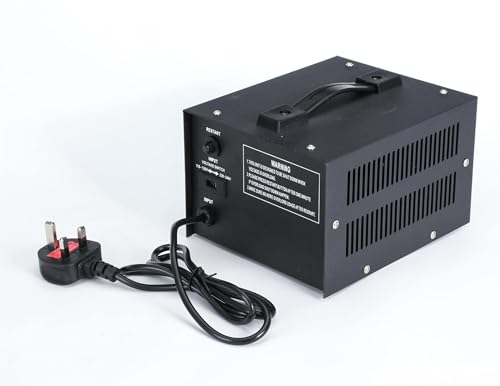 tonchean 1000W Voltage Converter UK to US & US to UK Toroidal Core Step Up & Down Voltage Transformer Output 110V - 120V & 220V - 240V Voltage Converter with UK Standard Plug Circuit Break Protection