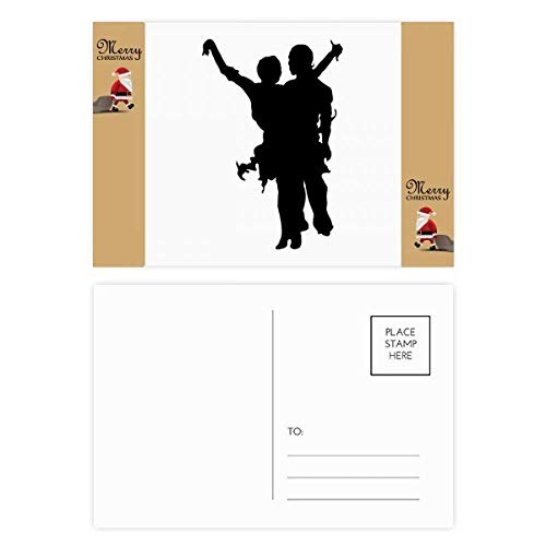 Cartes postales de remerciement danseuse de performance Lot de 20 pièces format standard
