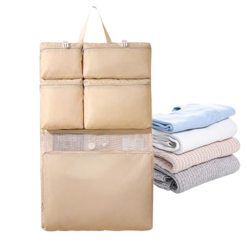 Bolsa de almacenamiento de ropa, organizador de bolsas ligeras, organizador con diseño de pared, multifuncional, organizadores de embalaje para uso doméstico y de viaje, 17,72 x 45,67 pulgadas