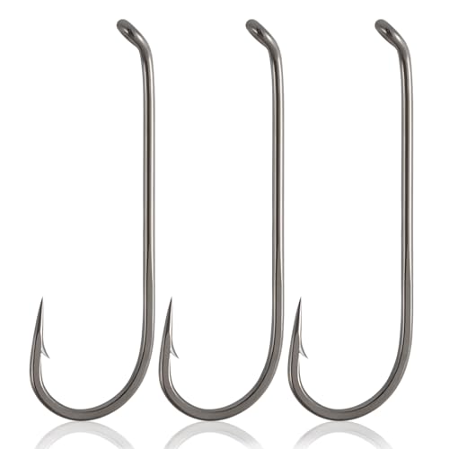 Hameçons mouches sans ardillon Dr.Fish pour éviter les décroches de truites et saumons
