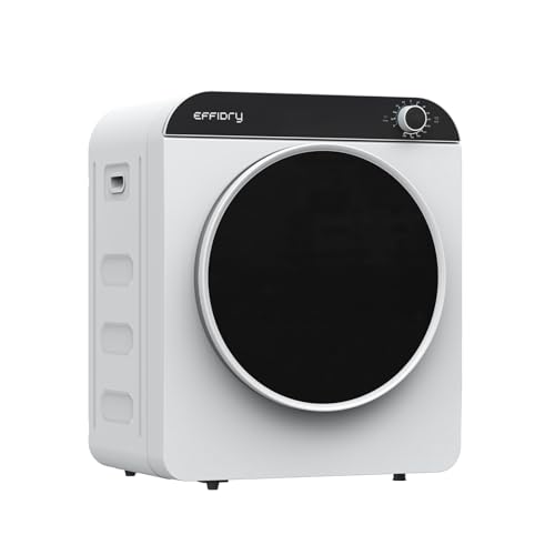 Effidry 110V Portable Clothes Dryer 830W Compact Laundry Dryers 2 cu.ft Electric Machine with Stainless Steel Tub for Apartment,RVs,Dorms,12LBS drying machine Clothing Dryer secadora portatil de ropa