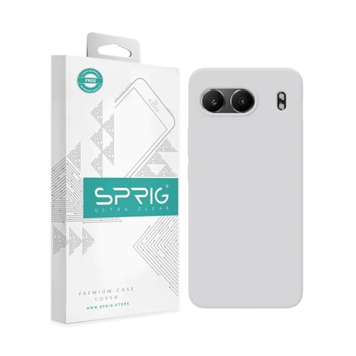 Image of SPRIG Compatible with OnePlus Nord 4 Premium SilkTone Back Cover Drop Tested Shock Proof Mobile Case for Men, Women, Boys and Girls with Camera Protection (White)
