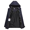 LUI SUI Men's Outdoor Waterproof Jackets Lightweight Windbreaker Casual Windproof Hoodies Rain Coat #4
