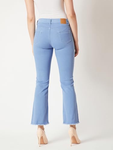 Image of Miss Chase Women's Wide-Leg High-Rise Regular-Length Stretchable Shaping Denim Jeans