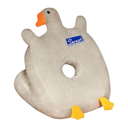 Cojín de dormir delicado - cojín de felpa en forma de pato - juguete creativo relleno para escritorio siesta, suave almohada facial para-niños niñas novia, ideal para la oficina, el hogar, la escuela