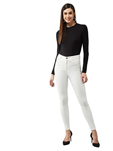 Jean femme Dolce Crudo taille haute qui affine la silhouette