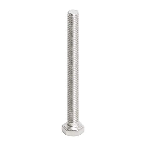 Image of M6 x 70mm Hex Head Bolts Screws Grade 6.8 Stainless Steel, Fasteners Fully Machine Threaded SUS304 15 Pcs