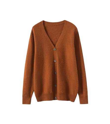 Men's Cable Knit Cardigan Sweater Winter Casual Merino Wool Sweater V Neck Long Sleeve Knitted Sweater