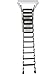 TECHTONGDA Attic Ceiling Ladder, Folding Ladder Loft Stair, Attic Steps Pull Down 13 Steps Attic Stairs, Hidden Type Attic Access Ladder with Opening Size 31.5x35.4in, Vertial Height 10.5ft, for Attic