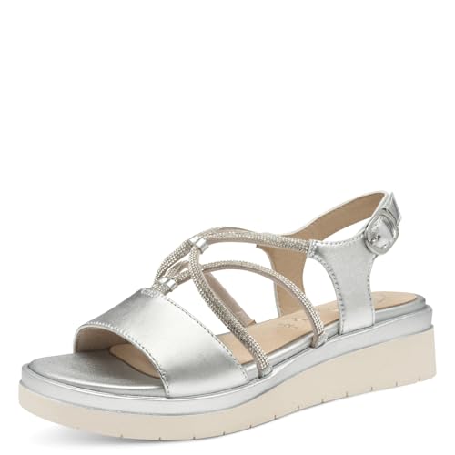 Sandales plates Tamaris Comfort enfiler sans effort contre les pieds sensibles
