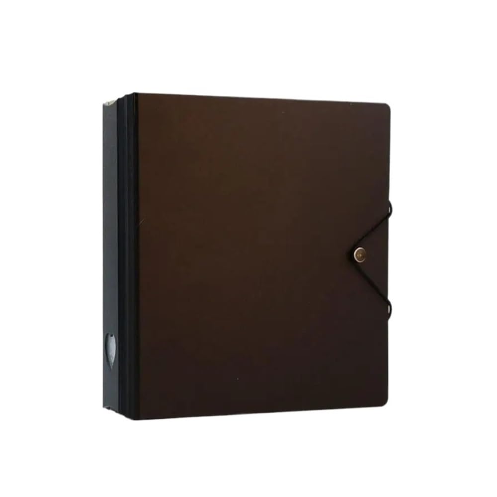A5 Album Photocard Binder 3Inch Interstitial Card Storage Book Stationery(Black)