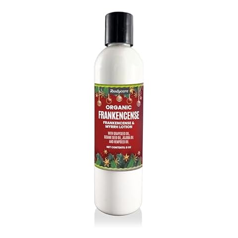 ibodycare Frankincense and Myrrh Organic Hand, Body and Massage Lotion, Holiday Christmas Gifts, Holiday Hand Cream, Christmas Gifts for Coworkers, Stocking Stuffer, Self Care, Massage and Sp Cover
