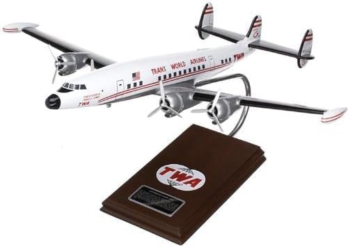 L-1049G Super ConstellationTWA Trans World Desktop Display Airplane Model Scale 1/72