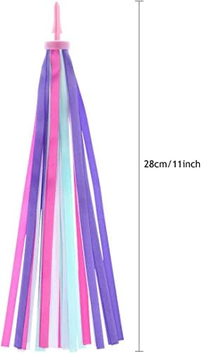 Taicols Kids Rainbow Bike Streamers Grips Tassels Ribbons Colorful Childrens Scooter Bike Handlebar Streamers for Girls Boys Cycling Accessories for Girls Boys Handlebar Scooter Handgrip 2 31M AlQ2wEL. AC